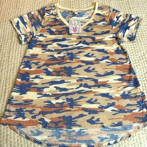 LuLaRoe Camo Christie Tee